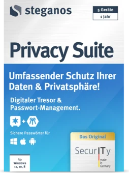 Steganos Privacy Suite Verpackung – Vorderseite