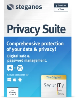 Steganos Privacy Suite packaging – front