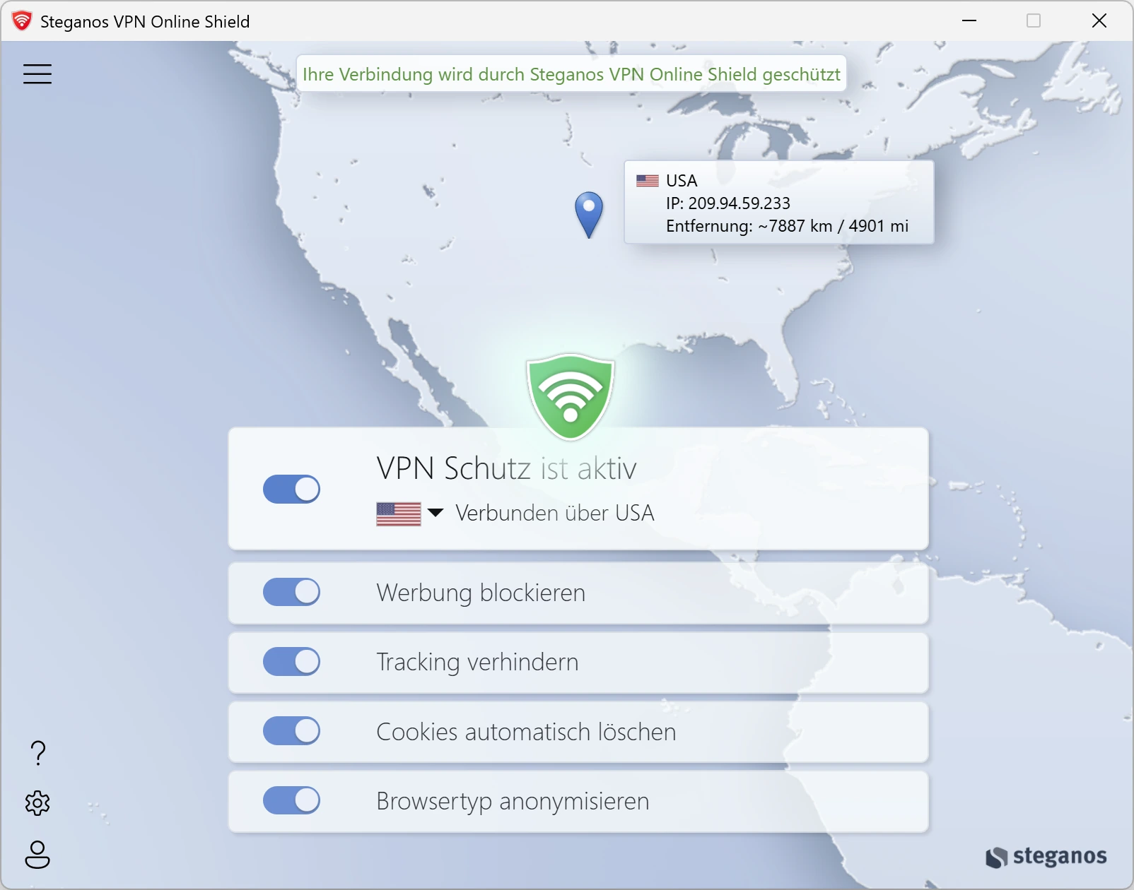 Steganos VPN Online Shield